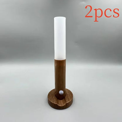 1Pc Intelligent Human Body Induction Night Light, LED Rechargeable Corridor Cabinet Wall Light, Household Toilet Wall Induction