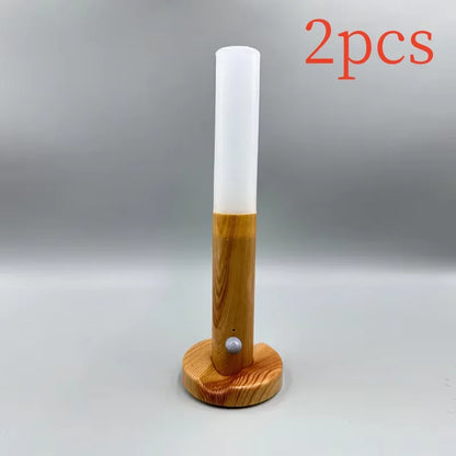 1Pc Intelligent Human Body Induction Night Light, LED Rechargeable Corridor Cabinet Wall Light, Household Toilet Wall Induction