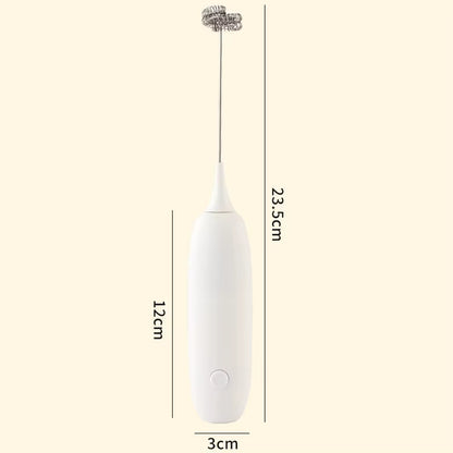 Espresso Accessories Electric Mixer Stainless Steel Milk Foam Maker Stirring Stick Mini Portable Latte Art Handheld Milk Frother
