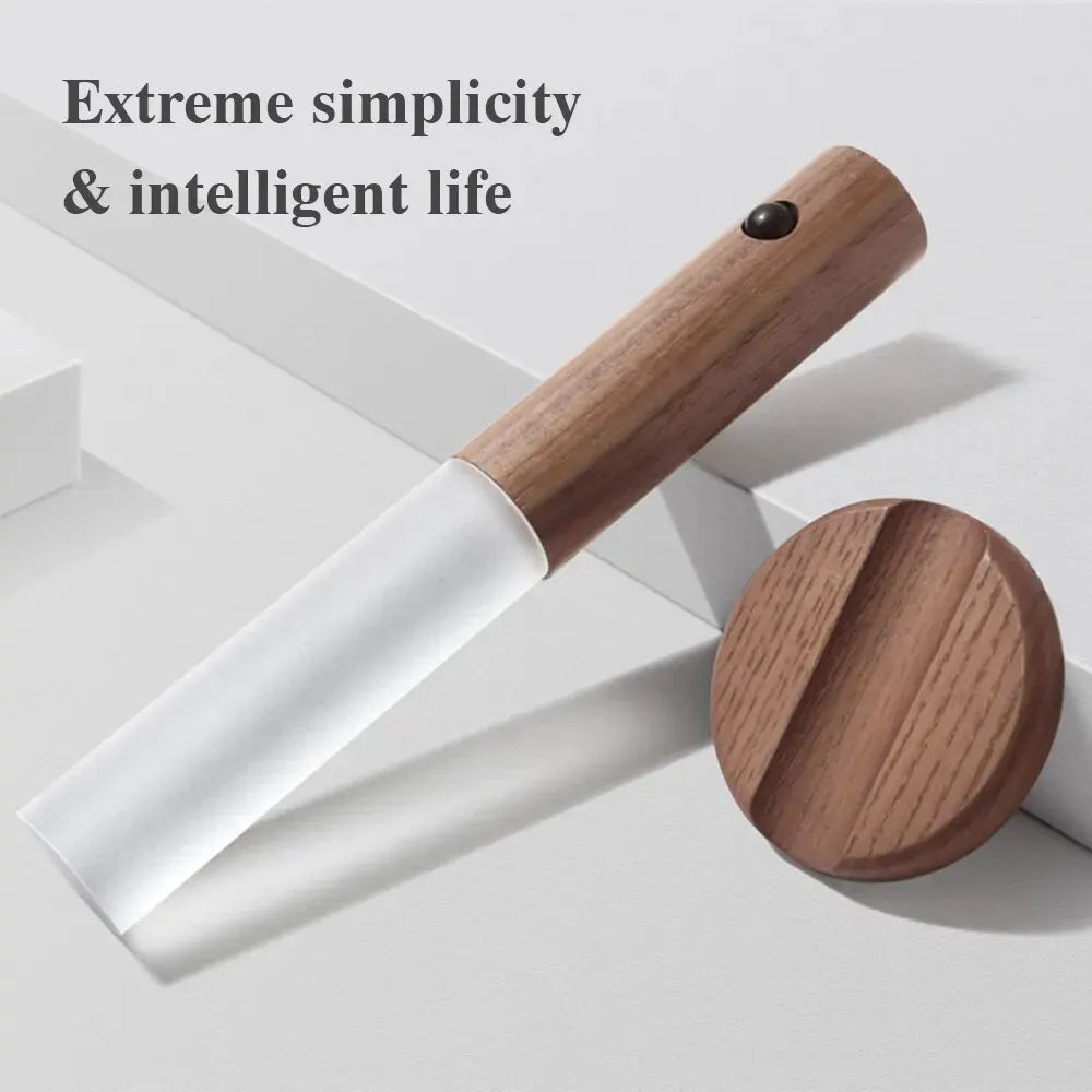 1Pc Intelligent Human Body Induction Night Light, LED Rechargeable Corridor Cabinet Wall Light, Household Toilet Wall Induction