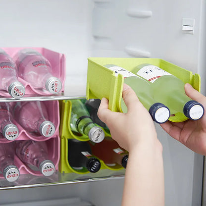 1/3Pcs-Kitchen Organizer Refrigerator Rack Shelf Can Beer Wine Bottle Holder Rack Organizer Kitchen Storage Fridge Organizer